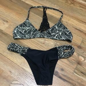 RVCA bikini top + bottom